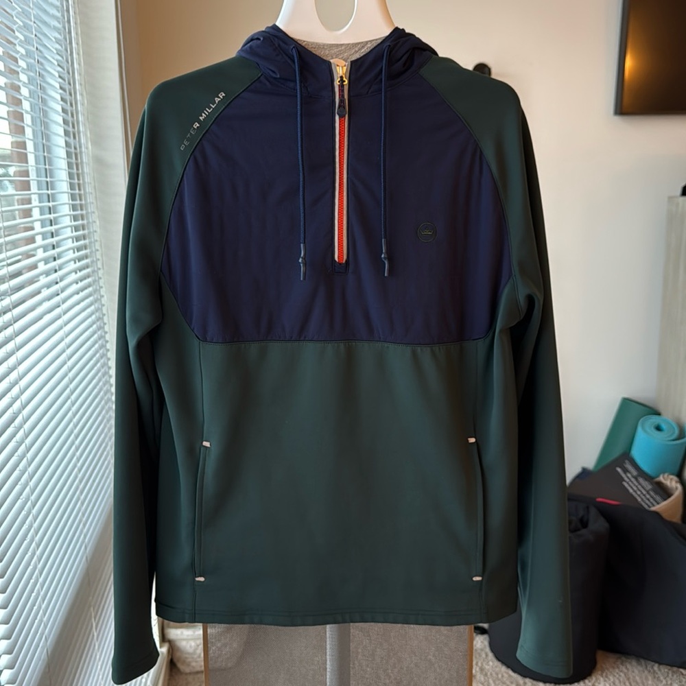Peter Millar “Hyperlight Weld” Quarter Zip Hoodie - image 1